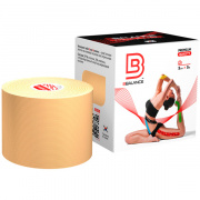 Кинезио тейп Bio Balance Tape Premium Quality 5см х 5м бежевый.