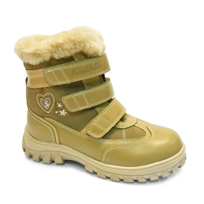 Ботинки ортопедические Сурсил-Орто зимние для девочек A43-050 бежевые.