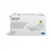 Повязка Zetuvit Plus Silicone суперабсорбирующая с контактным слоем из силикона 10 шт.