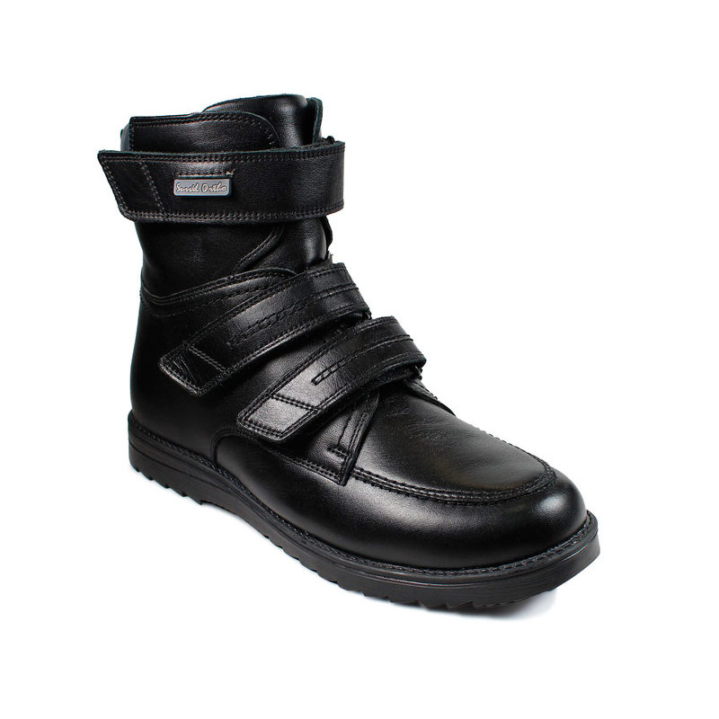 Ботинки ортопедические Сурсил-Орто утепленные для мальчиков 160206-1 черные