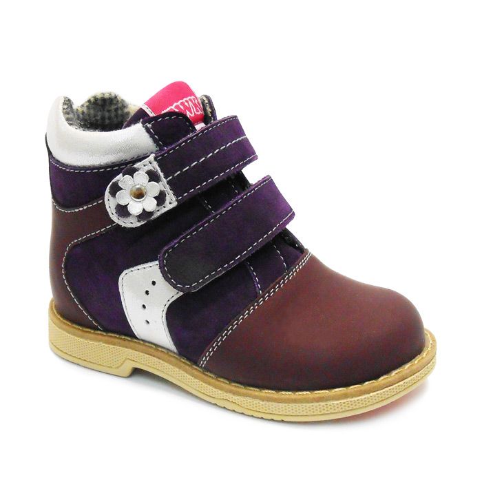 Ботинки ортопедические Твики утепленные для девочек TW-401 фиолетовый.