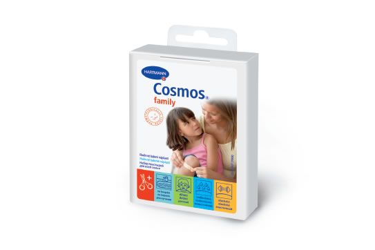 Набор пластырей с ножницами Cosmos Family 10 шт..