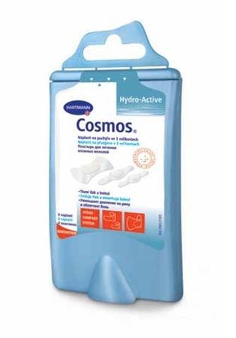 Набор пластырей для влажных мозолей Cosmos Hydro active 8 шт..