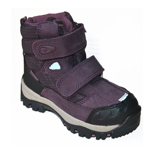 Ботинки Орсетто зимние мембранные для девочек 9806 фиолетовые.