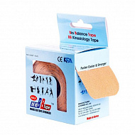 Кинезио тейп Bio Balance Tape Max с усиленным клеем 5см х 5м бежевый.