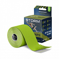 Кинезиотейп Ravetape Storm RVTS-OLV-55 5см x 5м лайм.