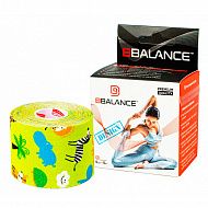 Кинезио тейп Bio Balance Tape 5см х 5м лайм/сафари.