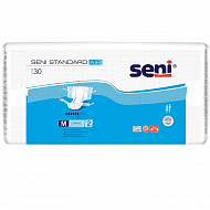 Подгузники для взрослых Seni Standard дышащие Medium тяжелая степень недержания 30 шт.