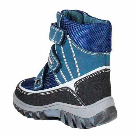 Ботинки ортопедические Сурсил-Орто зимние с натуральным мехом для мальчиков A43-069 синие